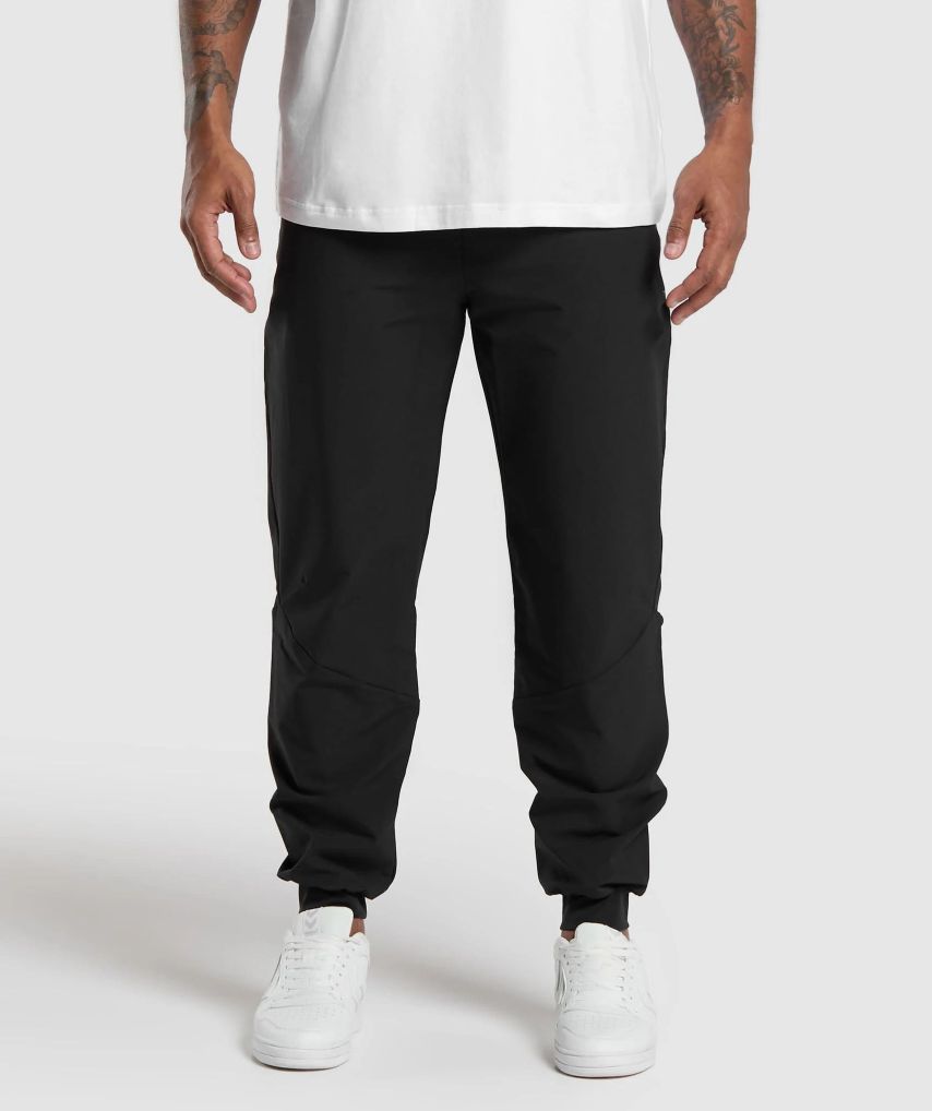  man-black ease woven jogger